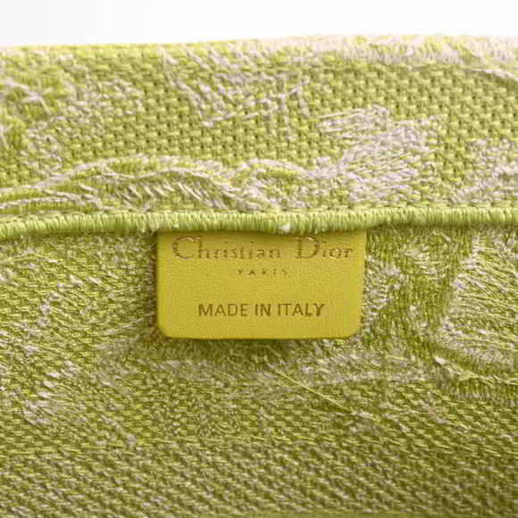 Christian Dior Canvas Medium Book Tote Bag M1296ZRGO Green - Picture 7 of 8
